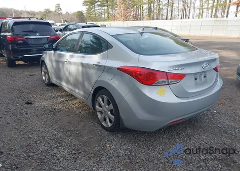 2013 Hyundai Elantra Limited from USA, damaged, VIN 5NPDH4AE7DH225651